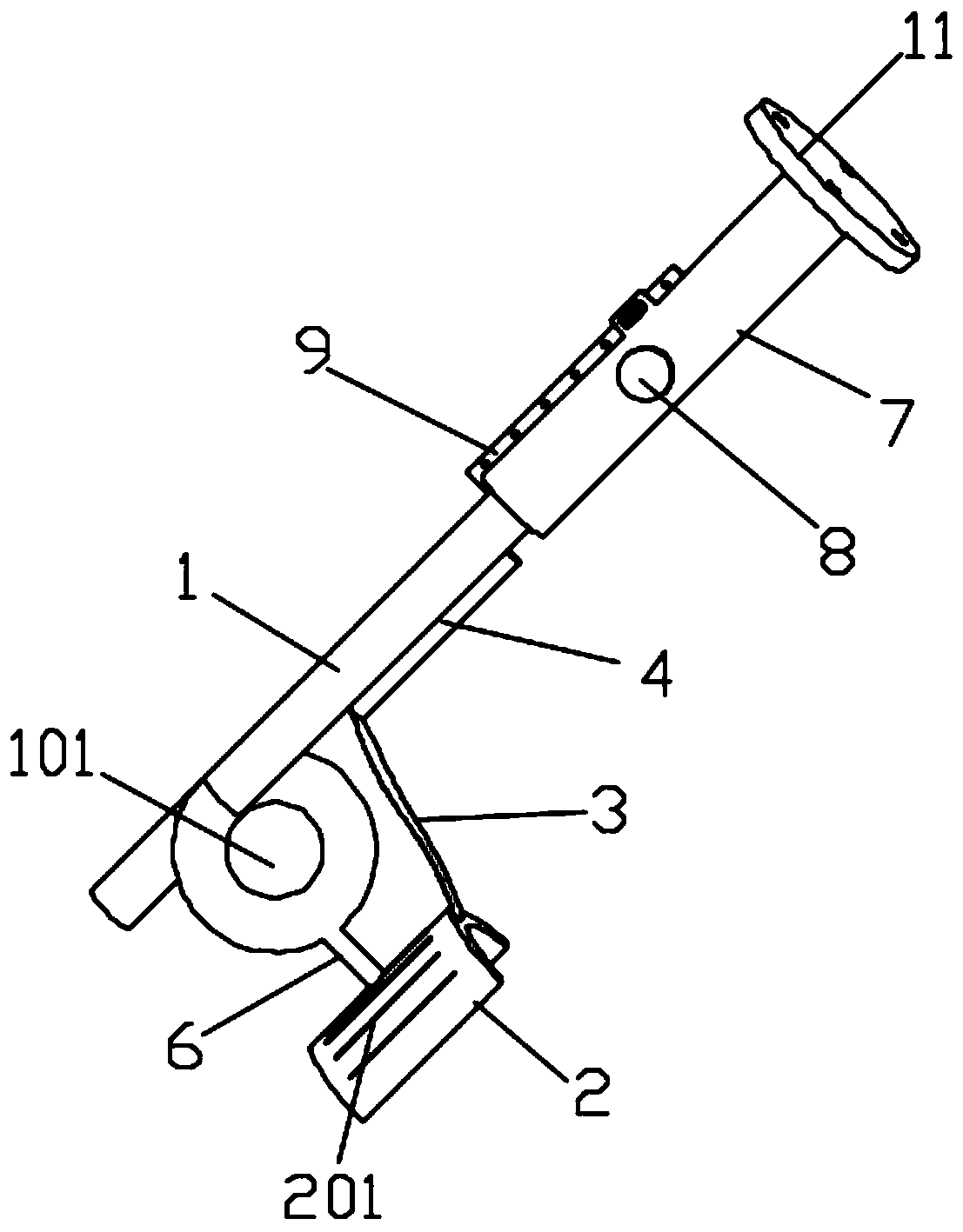 Antistatic yarn guide hook