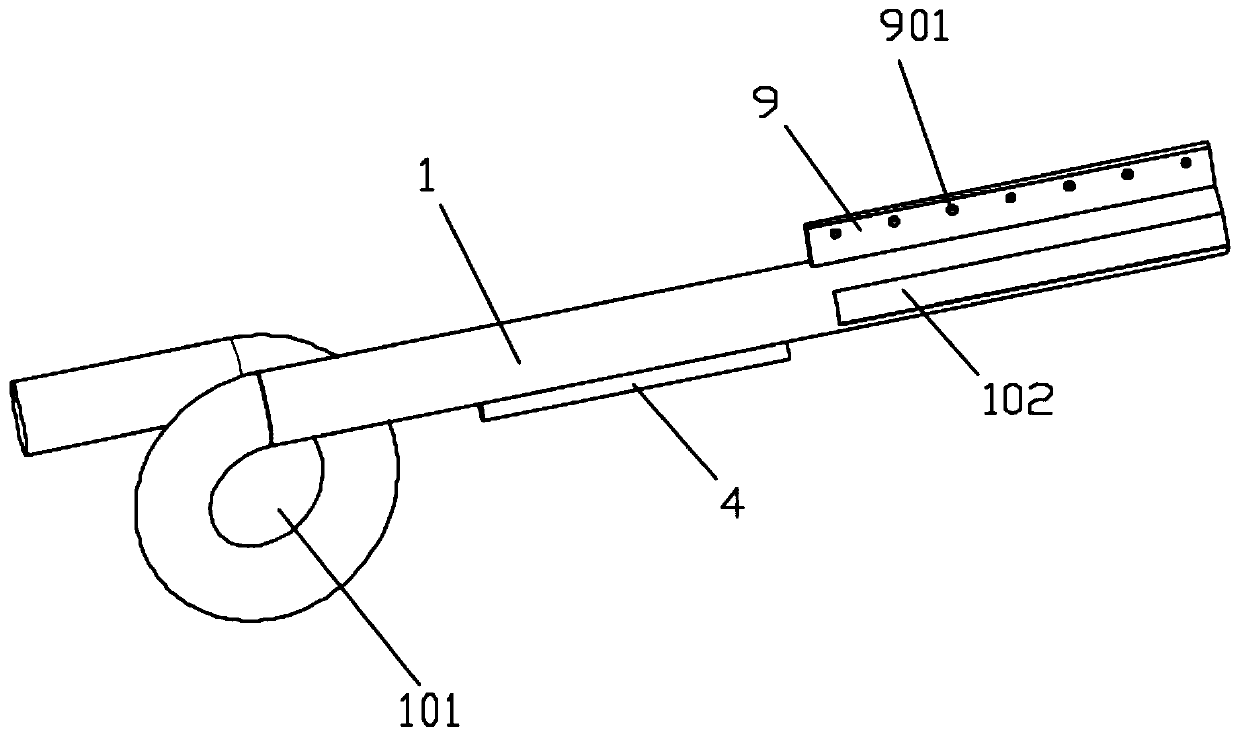 Antistatic yarn guide hook