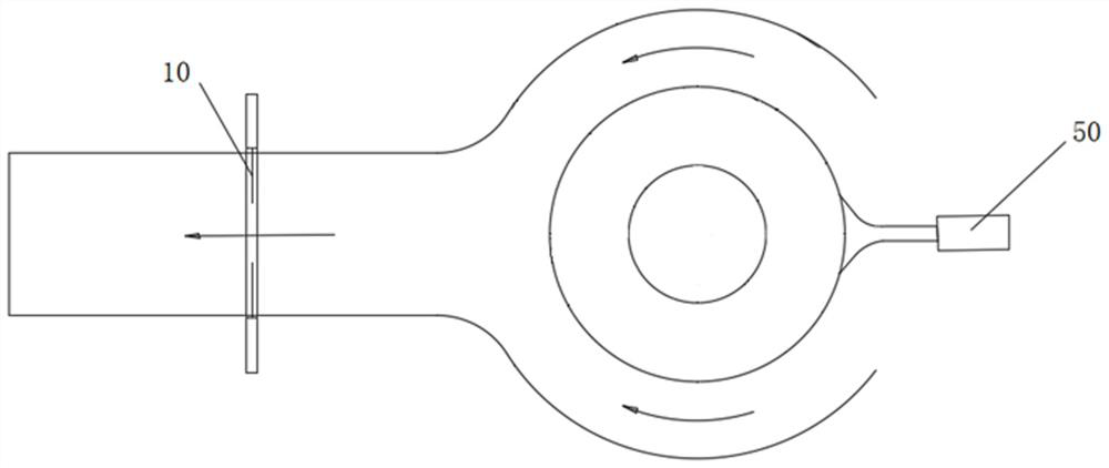 A control method and equipment for off-rod vapor deposition