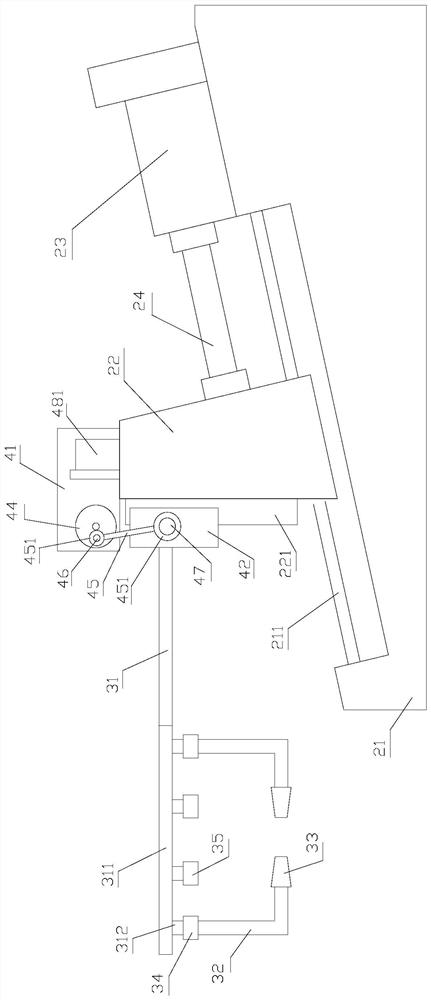 Secondary welding cooling machine for air conditioner copper pipe