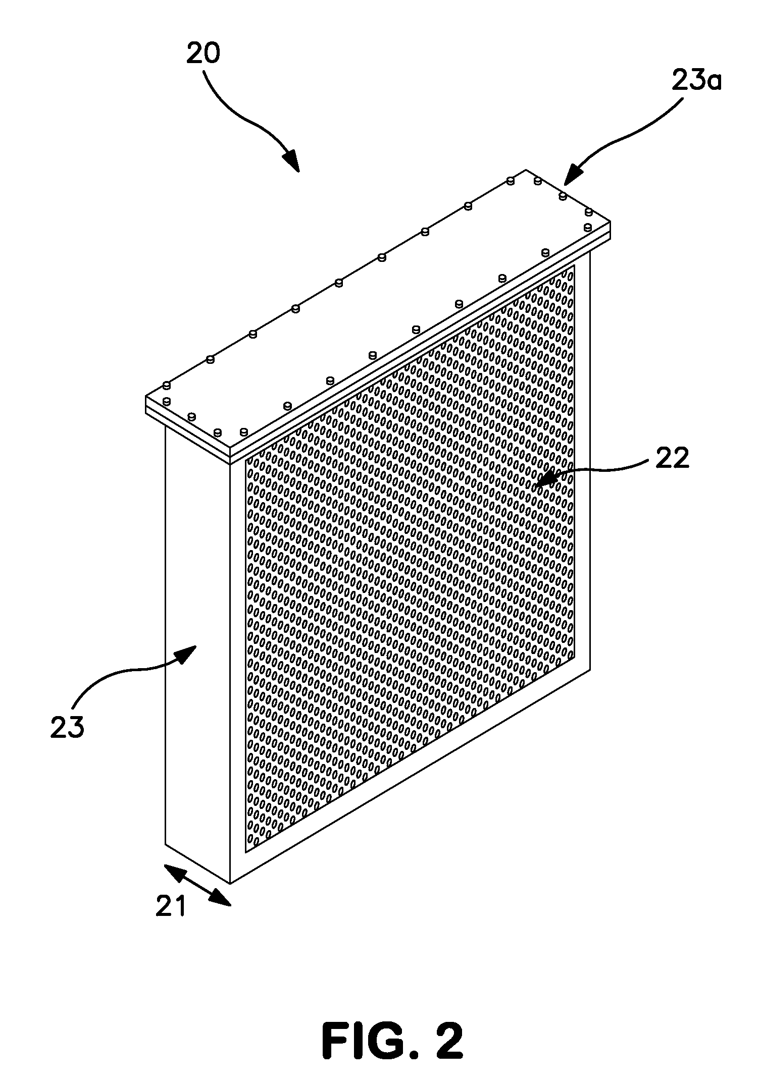 Modular compact adsorption bed