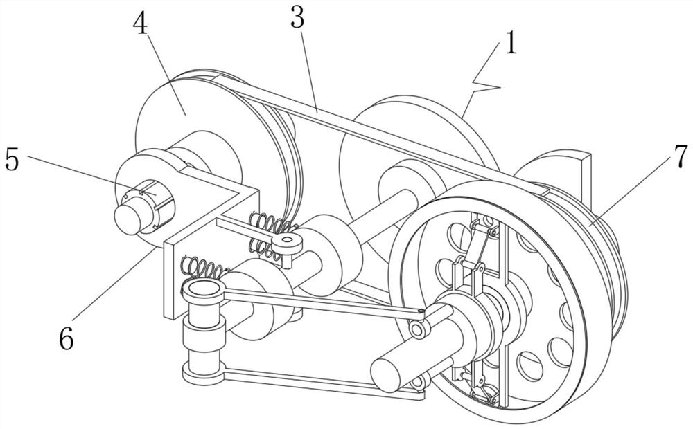 Clamping and overturning device for cold roll forging production