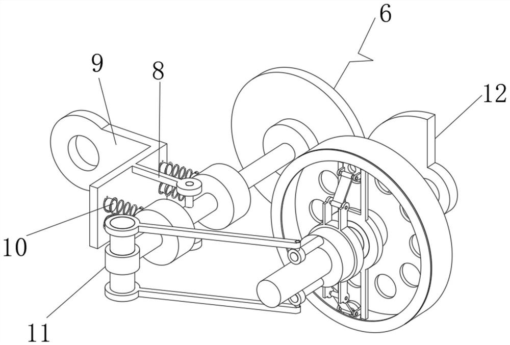 Clamping and overturning device for cold roll forging production