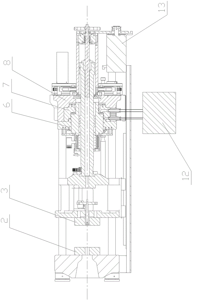 Mold opening and closing device and control method of electro-hydraulic hybrid injection molding machine