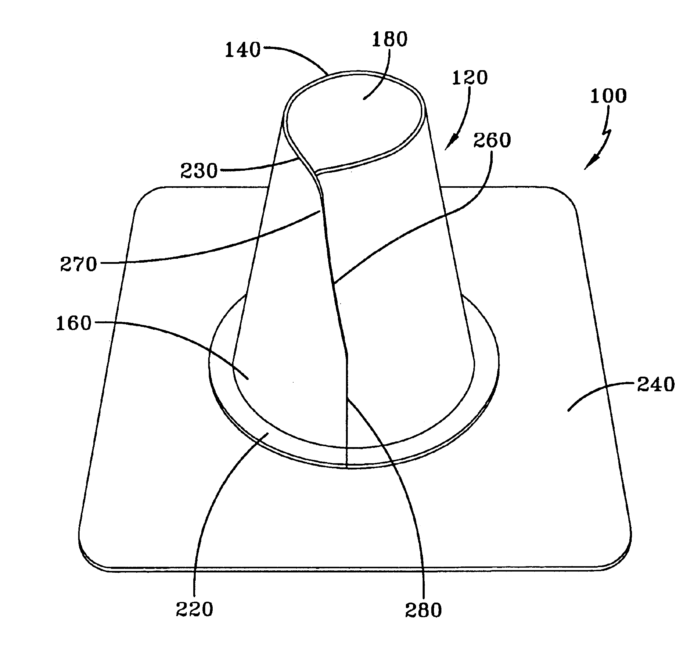 Apparatus and method for sealing a vertical protrusion on a roof