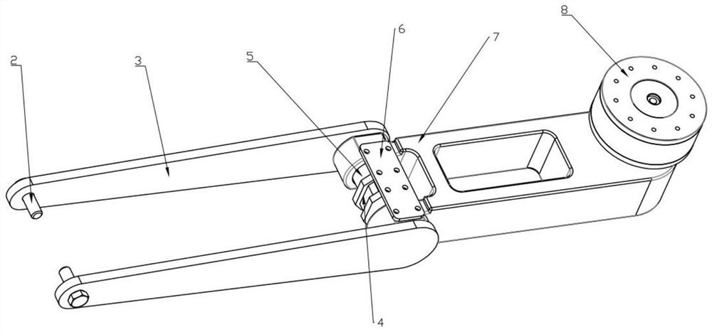 A walk-along power line obstacle-surpassing inspection robot