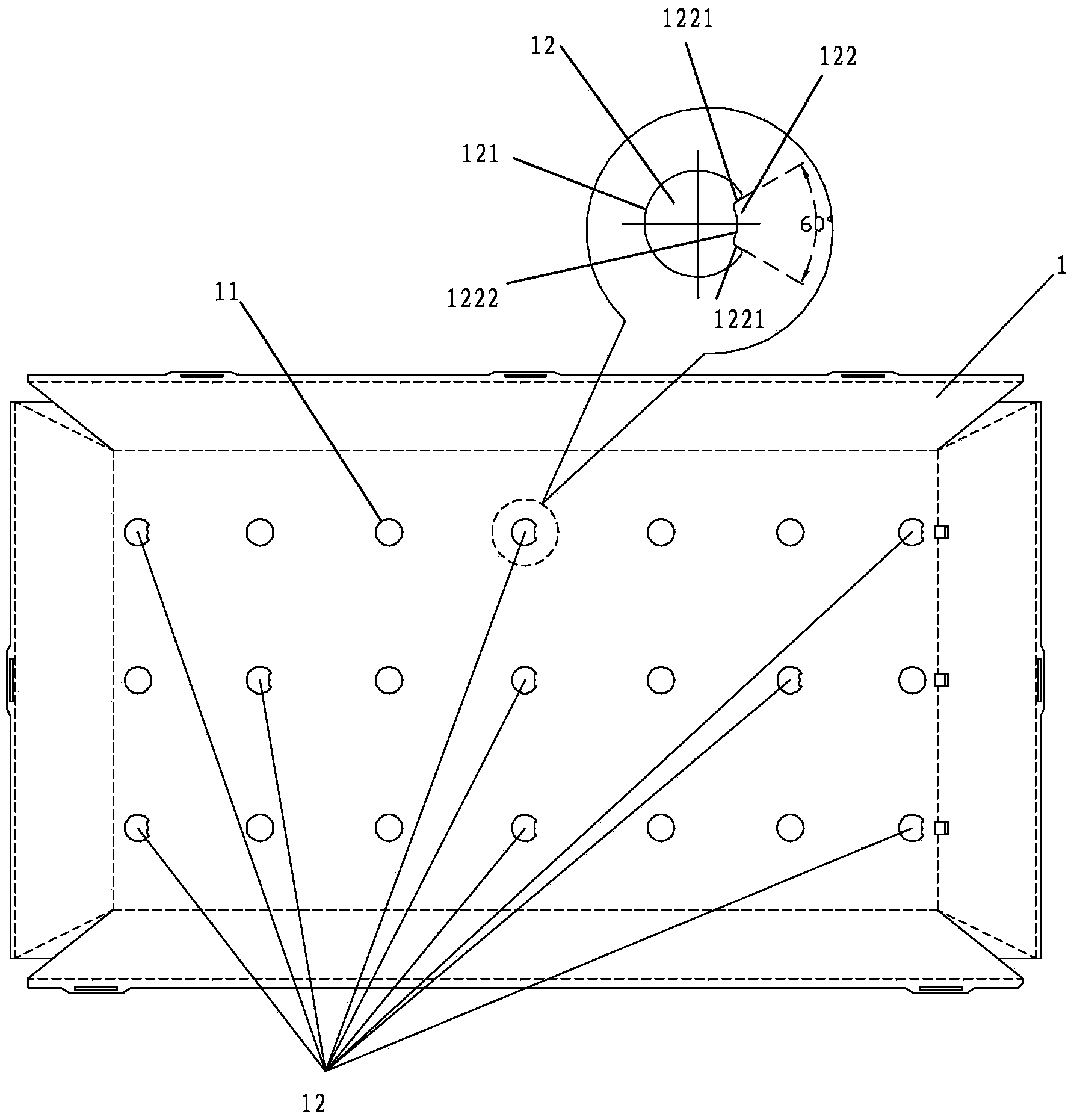 Fixing structure of reflector plate in LED backlight module