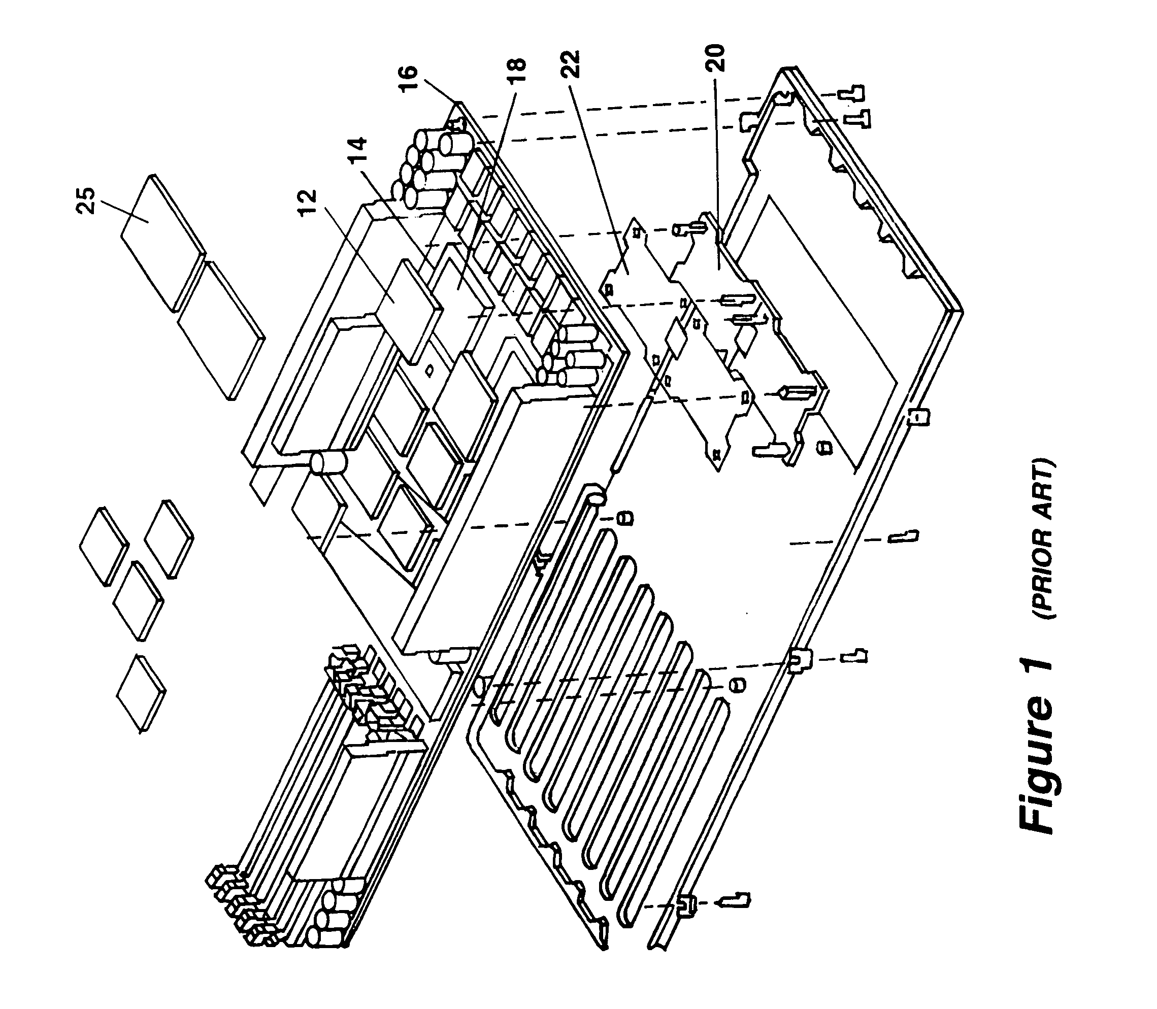 Method and apparatus for reducing capacitively coupled radio frequency energy between a semiconductor device and an adjacent metal structure