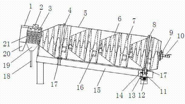 Efficient continuous extraction device