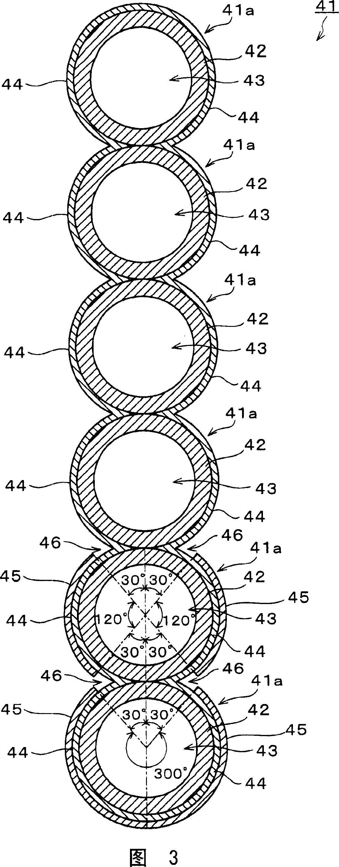 Heat exchanger tube, method of manufacturing heat exchanger tube, and fluidized-bed furnace