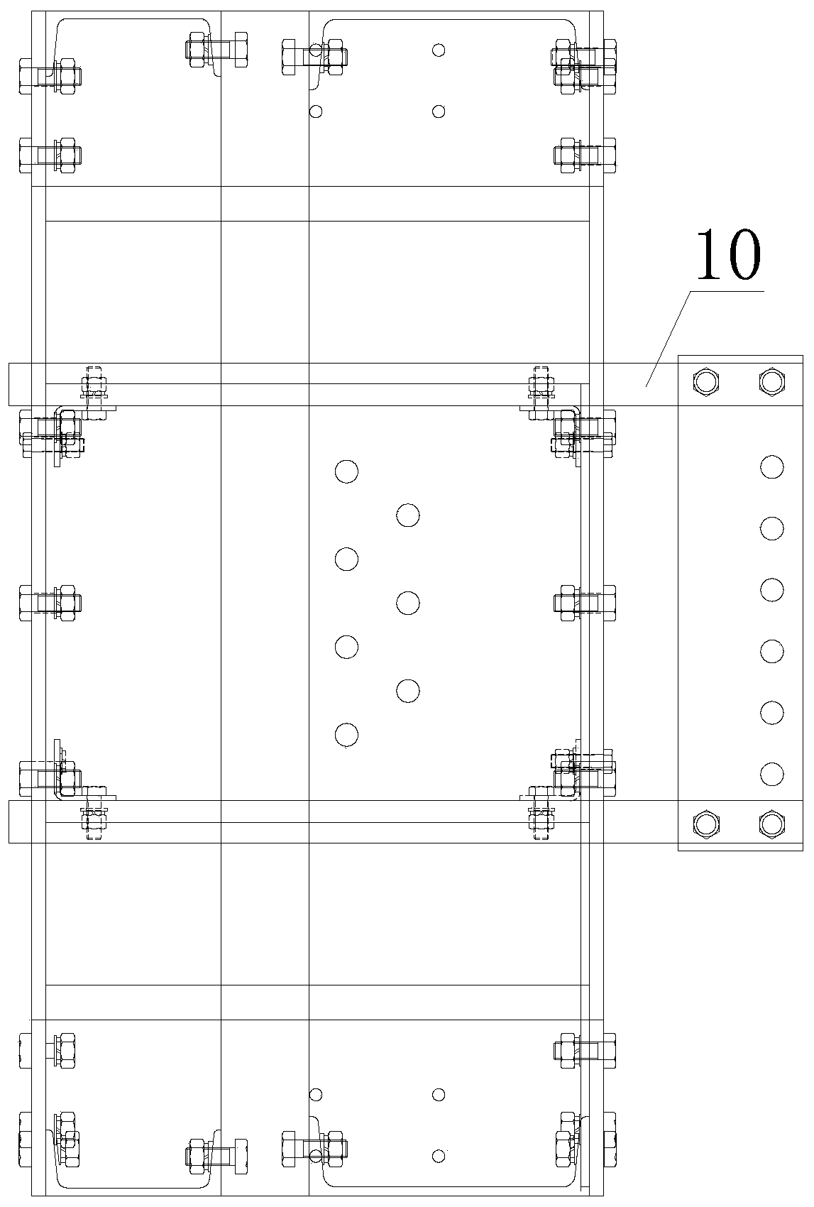 Counterweight frame with gravity center adjustable