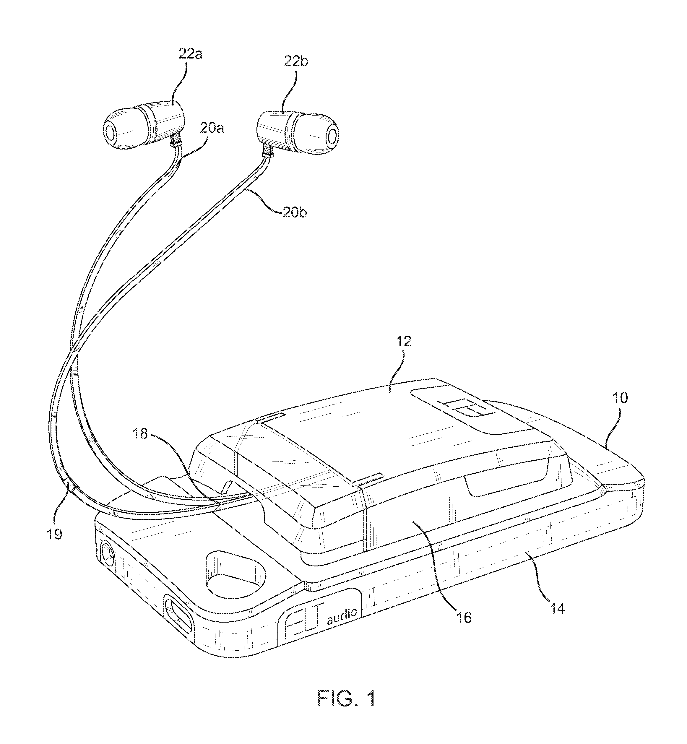 Retractable ear bud assembly having a wireless receiver