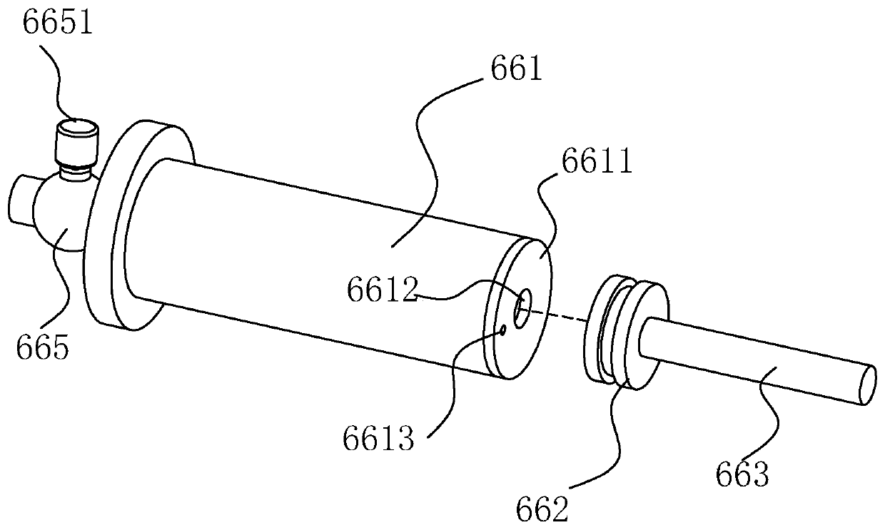 Piston type retarding braking system for truck