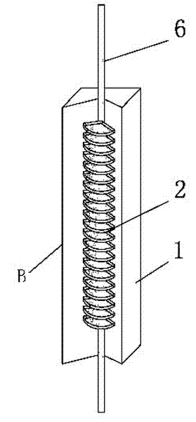 Composite type sacrificial anode for repairing reinforced concrete structures
