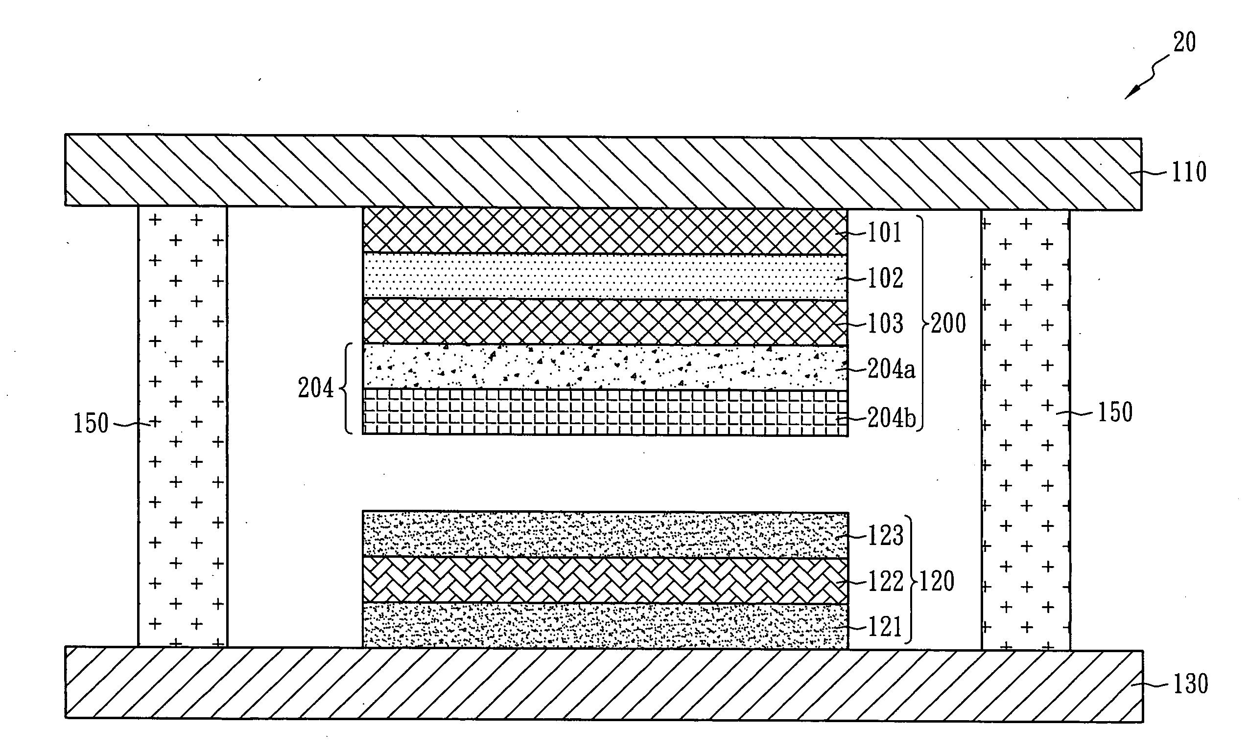 Top-emitting OLED display having transparent touch panel