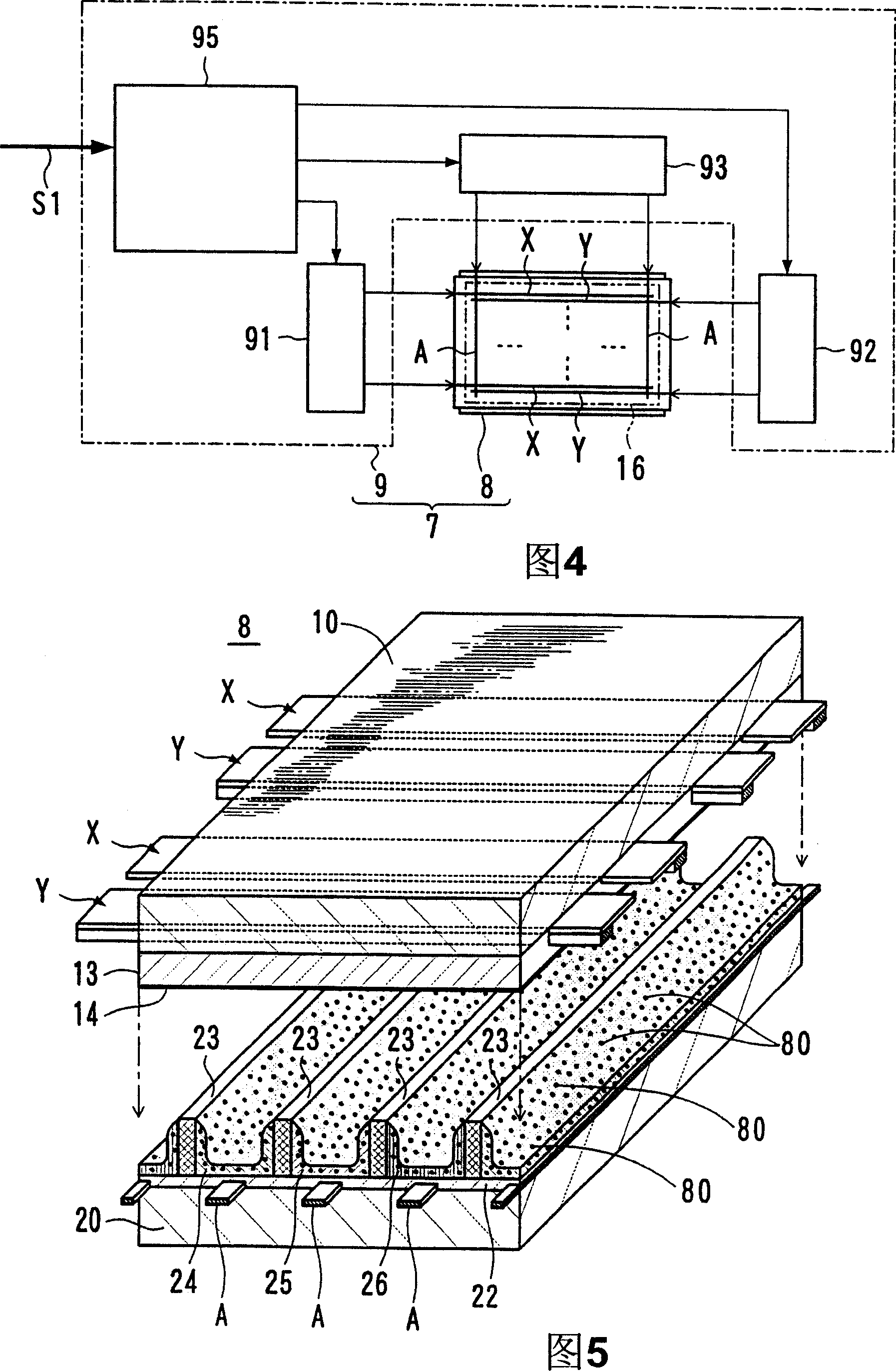 Flat panel display and display device