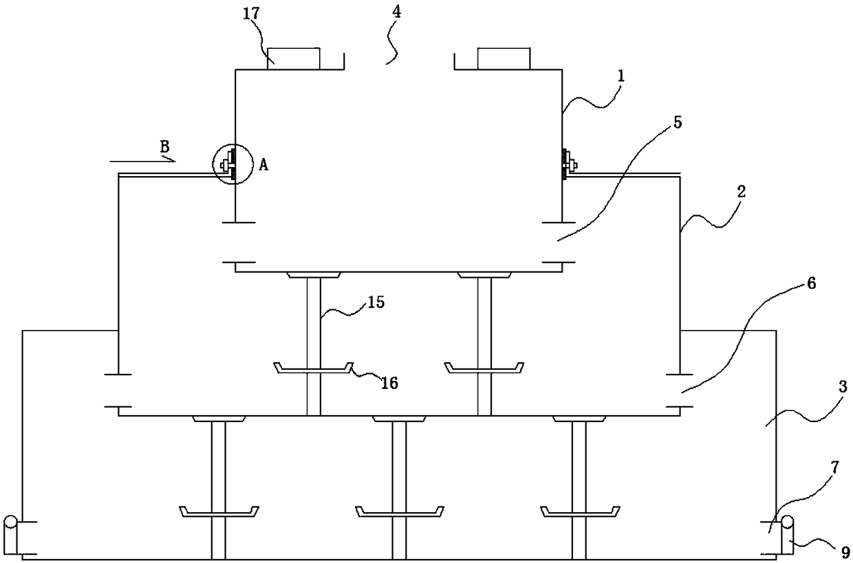 Classification device applicable to fish aquaculture in rice field