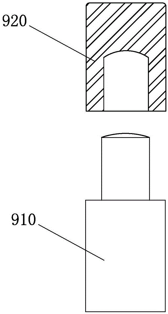 A stone secret door with a rotating shaft mechanism and its installation method