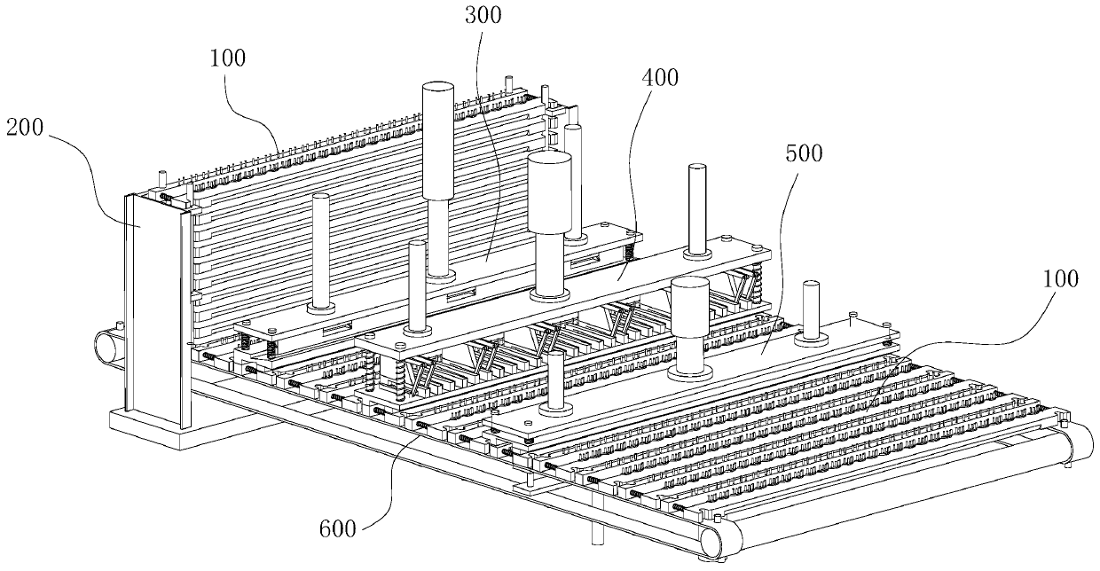 A device for removing chicken feet and leg bones