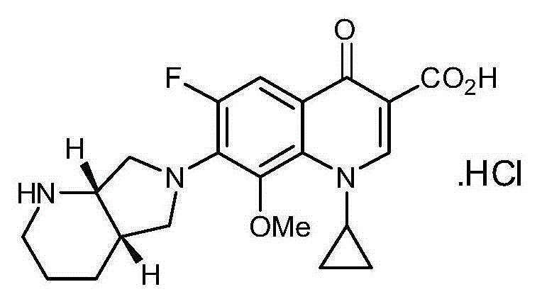 Method for preparing high-purity moxifloxacin hydrochloride