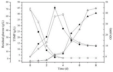 Method for improving output of tetramethylpyrazine produced through fermentation by Bacillus