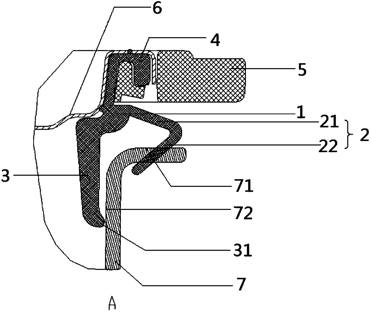 A sealing ring, a pot cover and a pot including the sealing ring