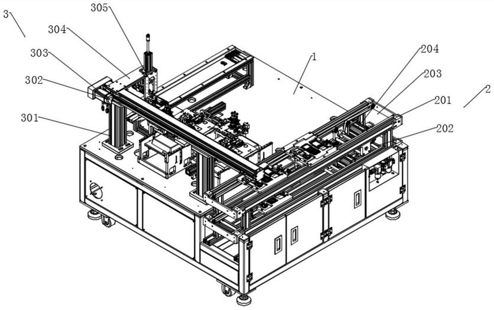 A mobile phone testing machine