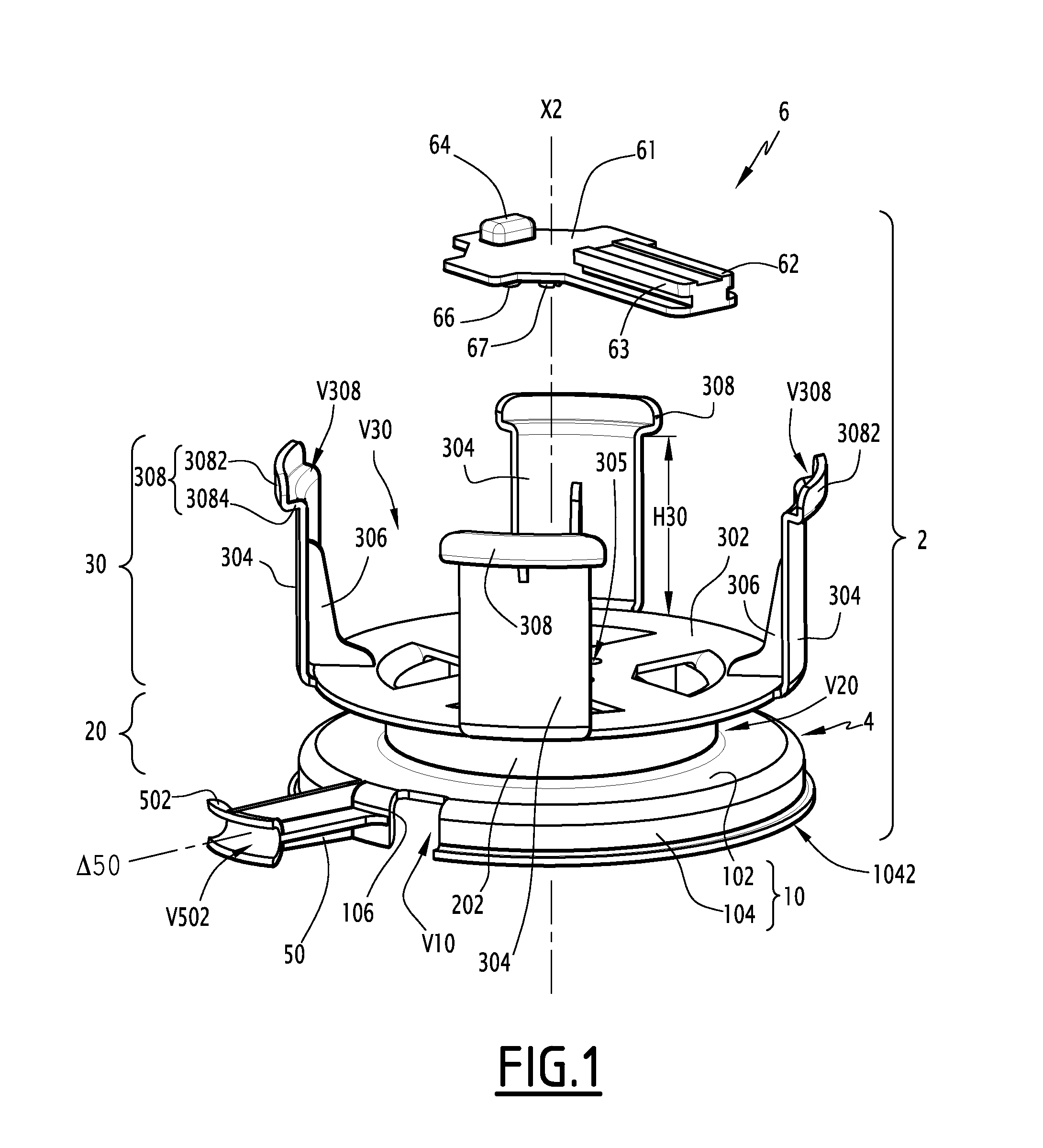 Temporary support member for a sensor unit of a bearing, sensing sub-assembly and bearing assembly comprising such a support member