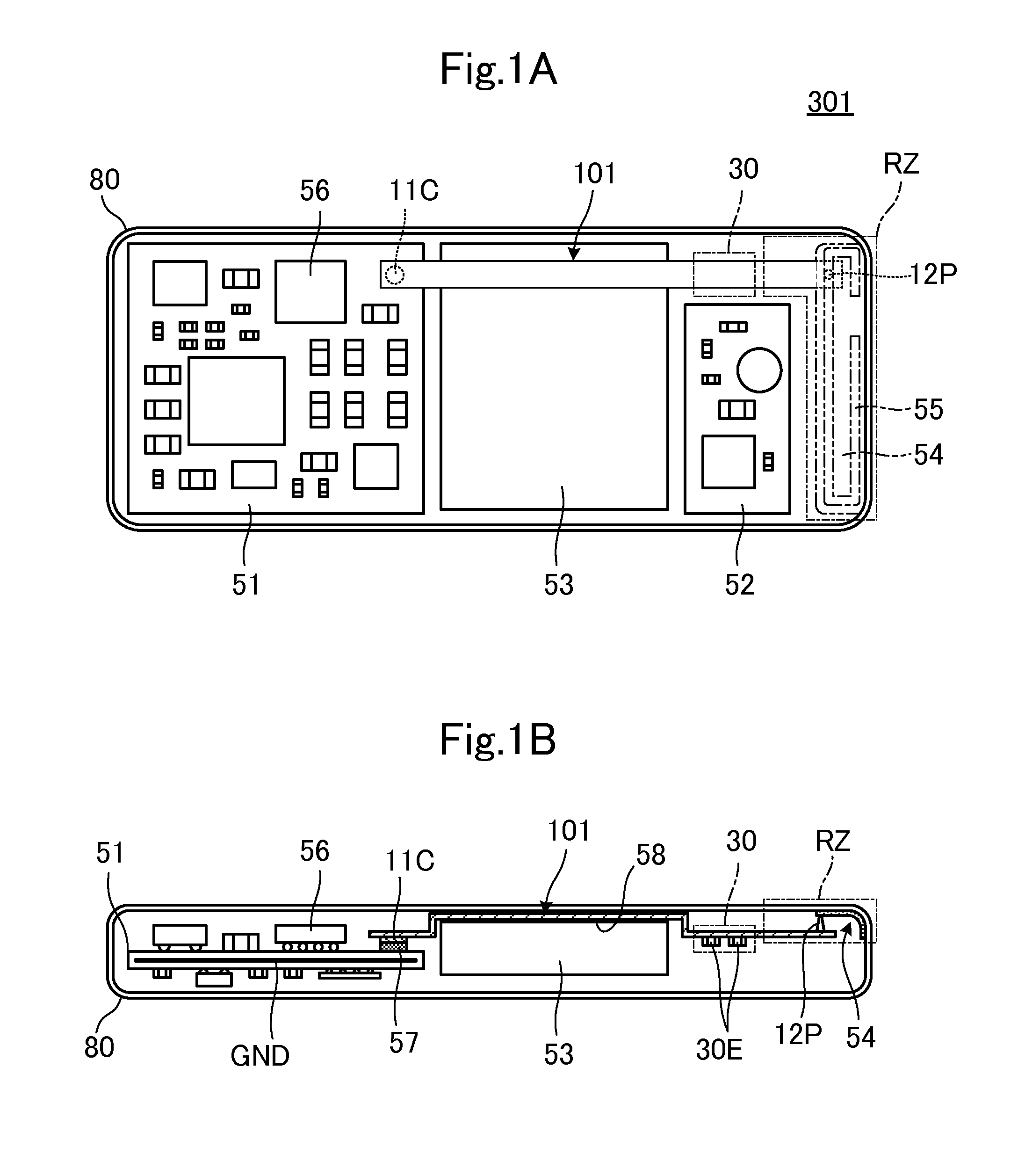 Signal line module and communication terminal apparatus