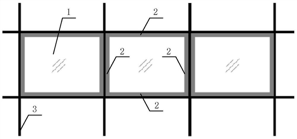 Glass panel degumming identification method based on image method