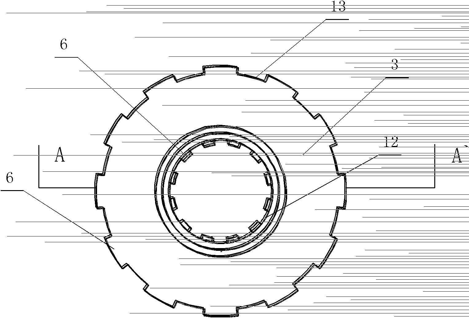 Elastic coupling for motor