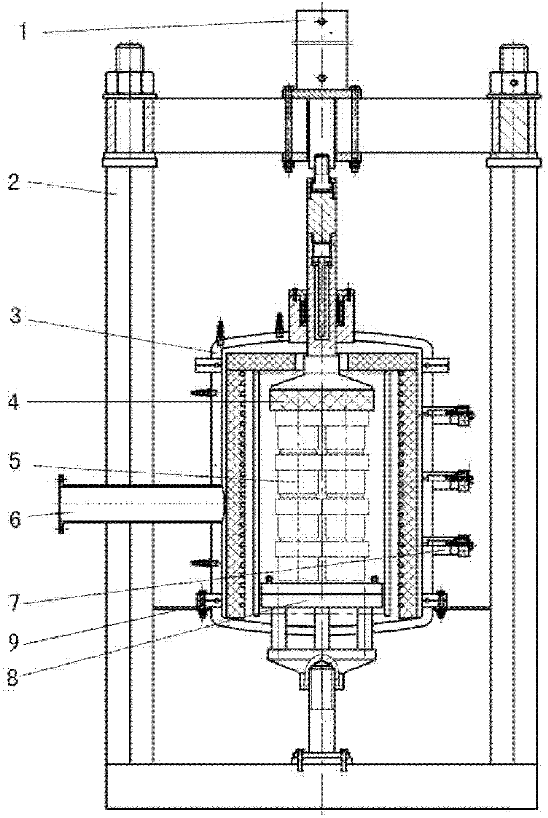 Bimetal vacuum diffusion welding method of hydraulic pump/motor cylinder body