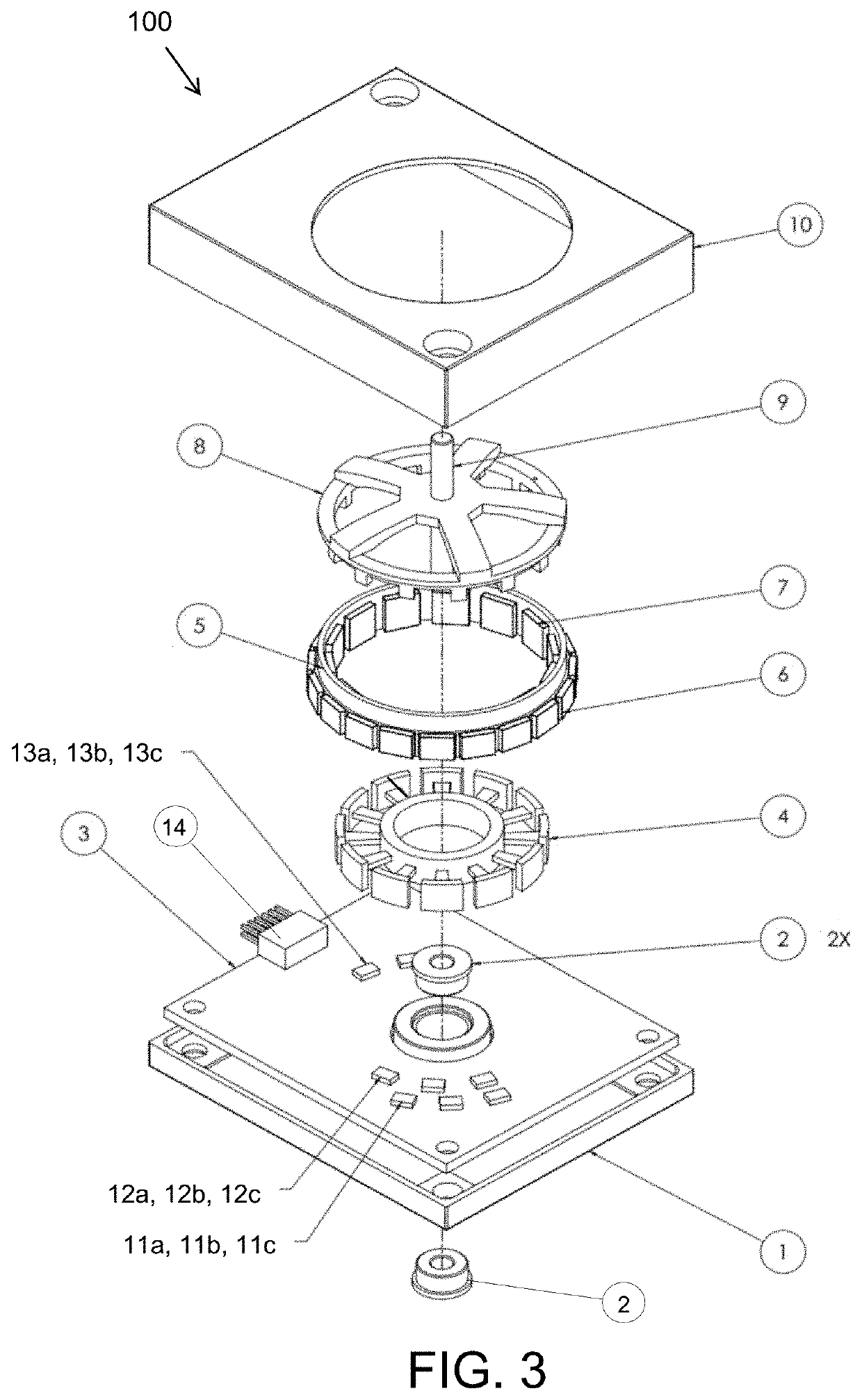 Motor having integrated actuator with absolute encoder and methods of use