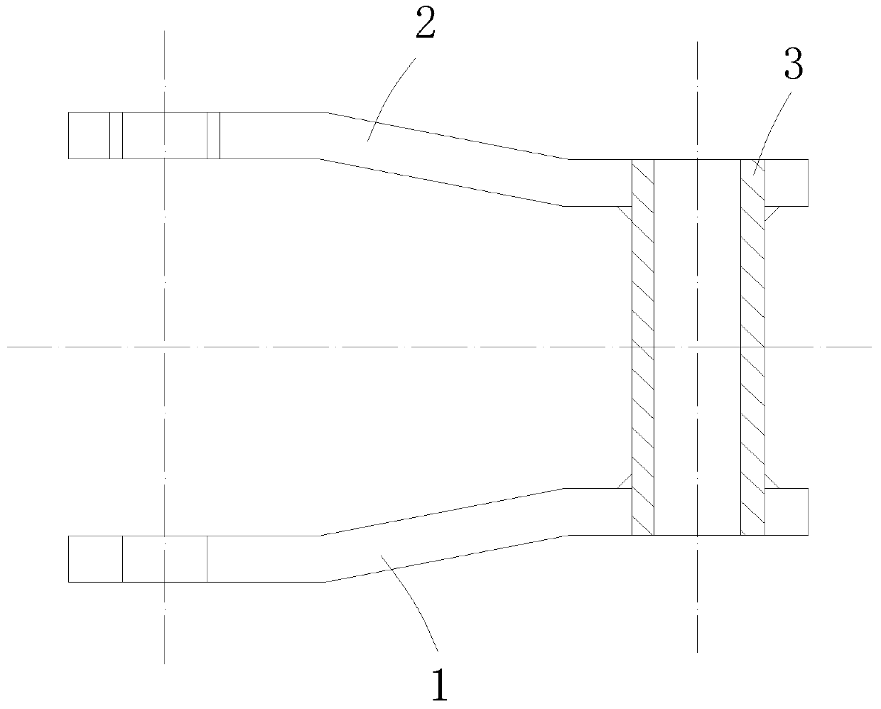 Long-pin bent plate chain