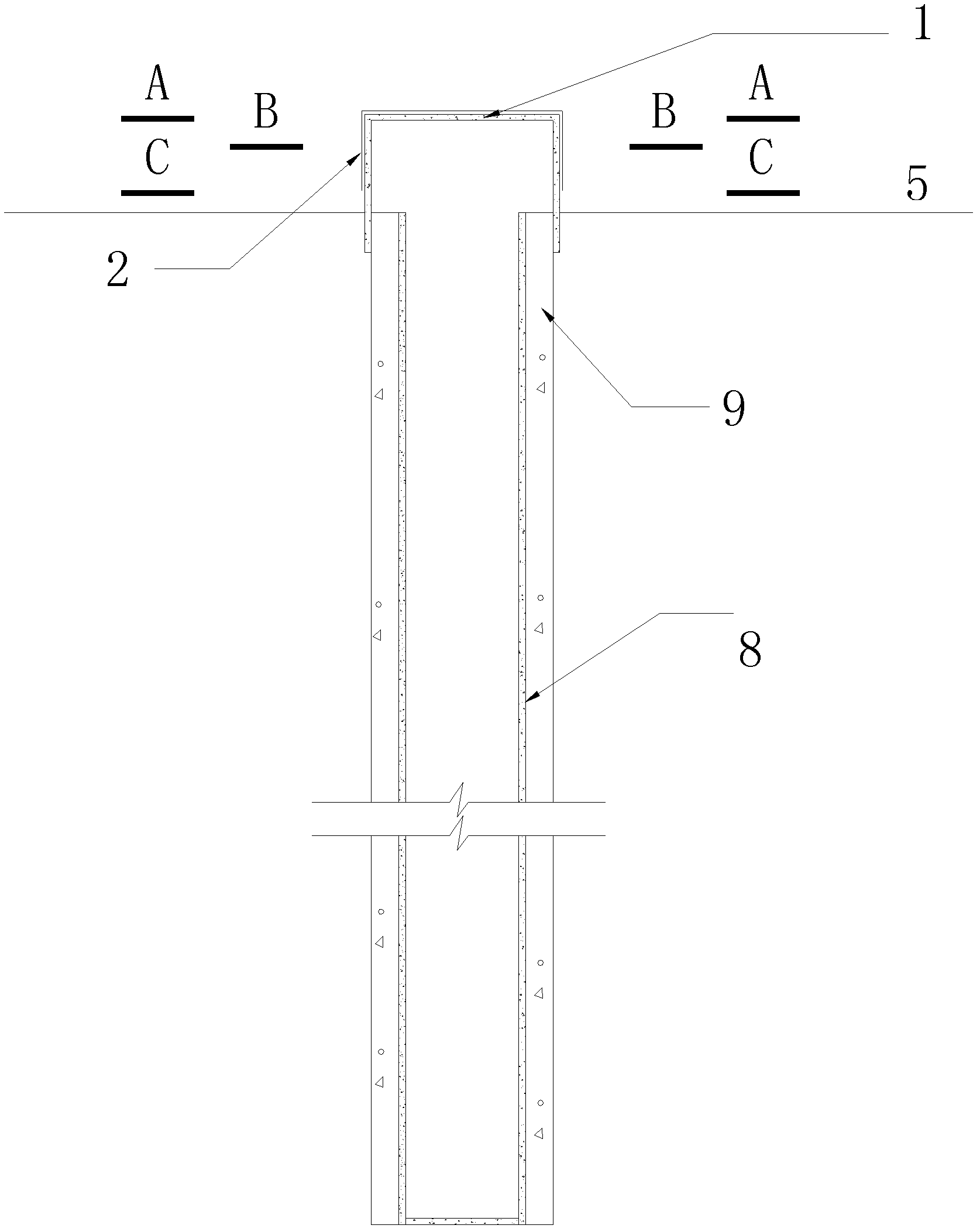 Circular self-seepage recharge well head assembly