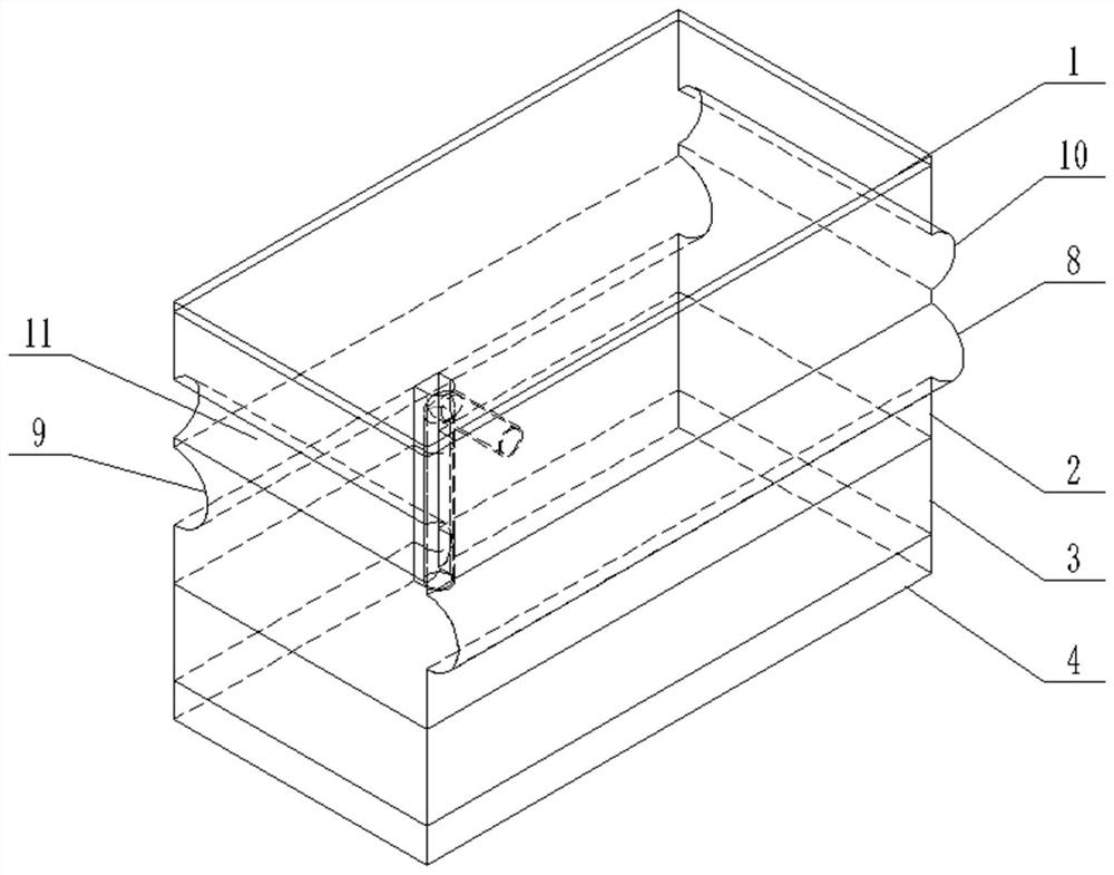 Prefabricated brick for cement kiln and masonry method