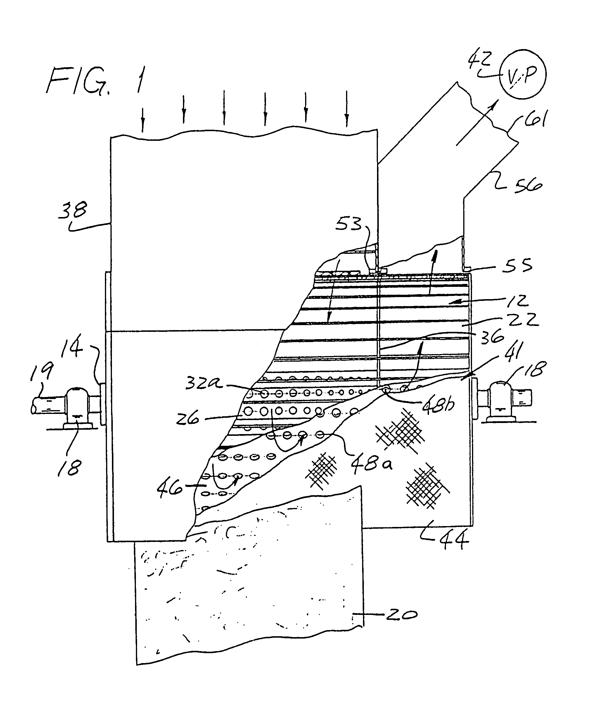 Apparatus for processing permeable or semi-permeable webs