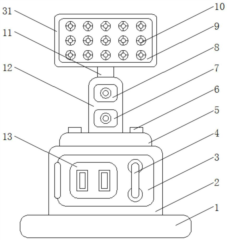 High-power UVLED chip illumination device and system