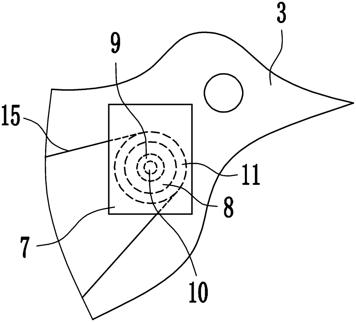 Oscillating garden chair