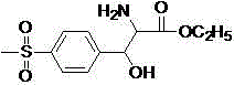 Preparation method of p-methyl sulfone phenyl ethyl serinate