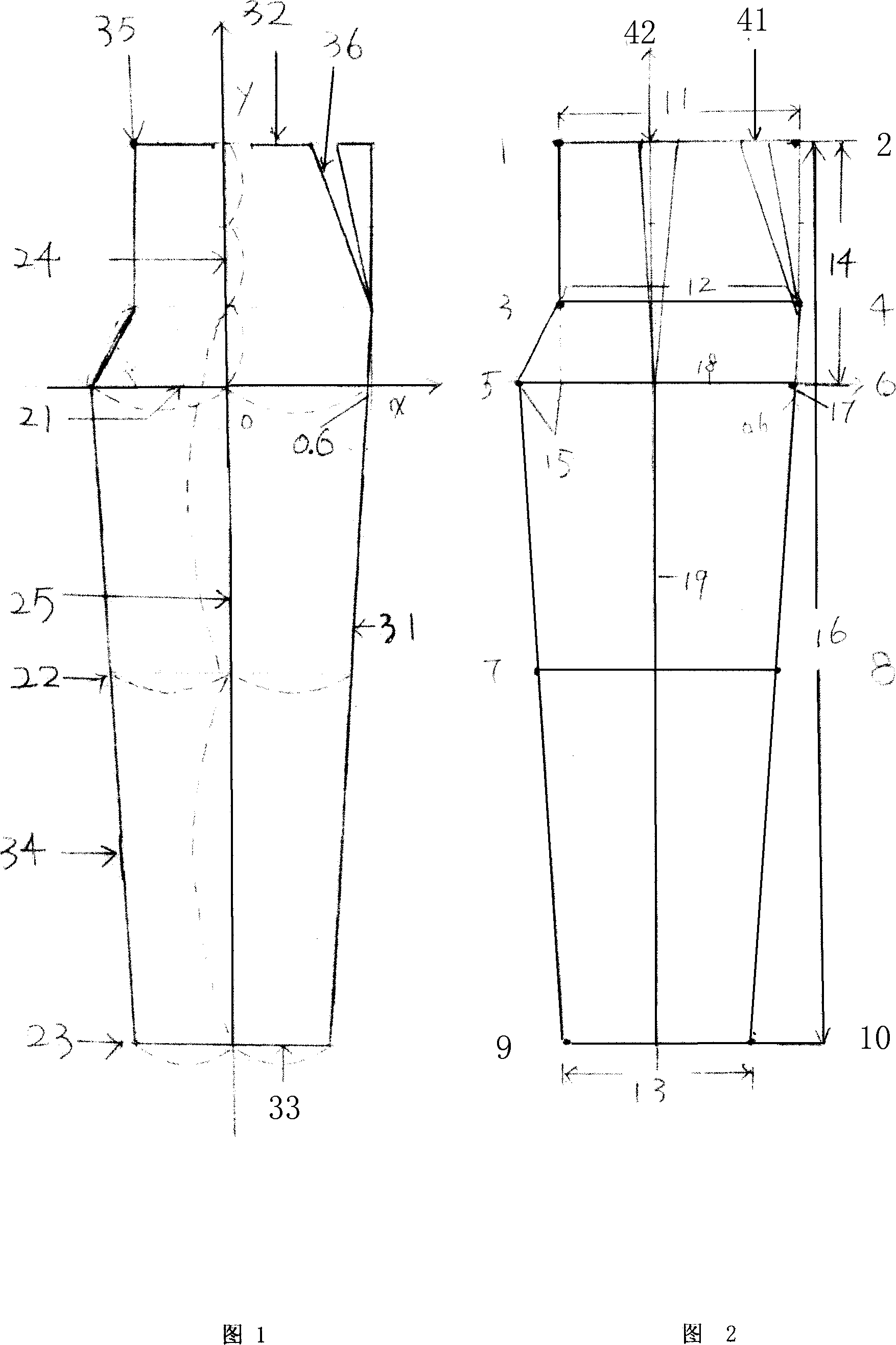 A method for designing and mapping the clothing pattern sheet according to plane structure of a structure plane graph