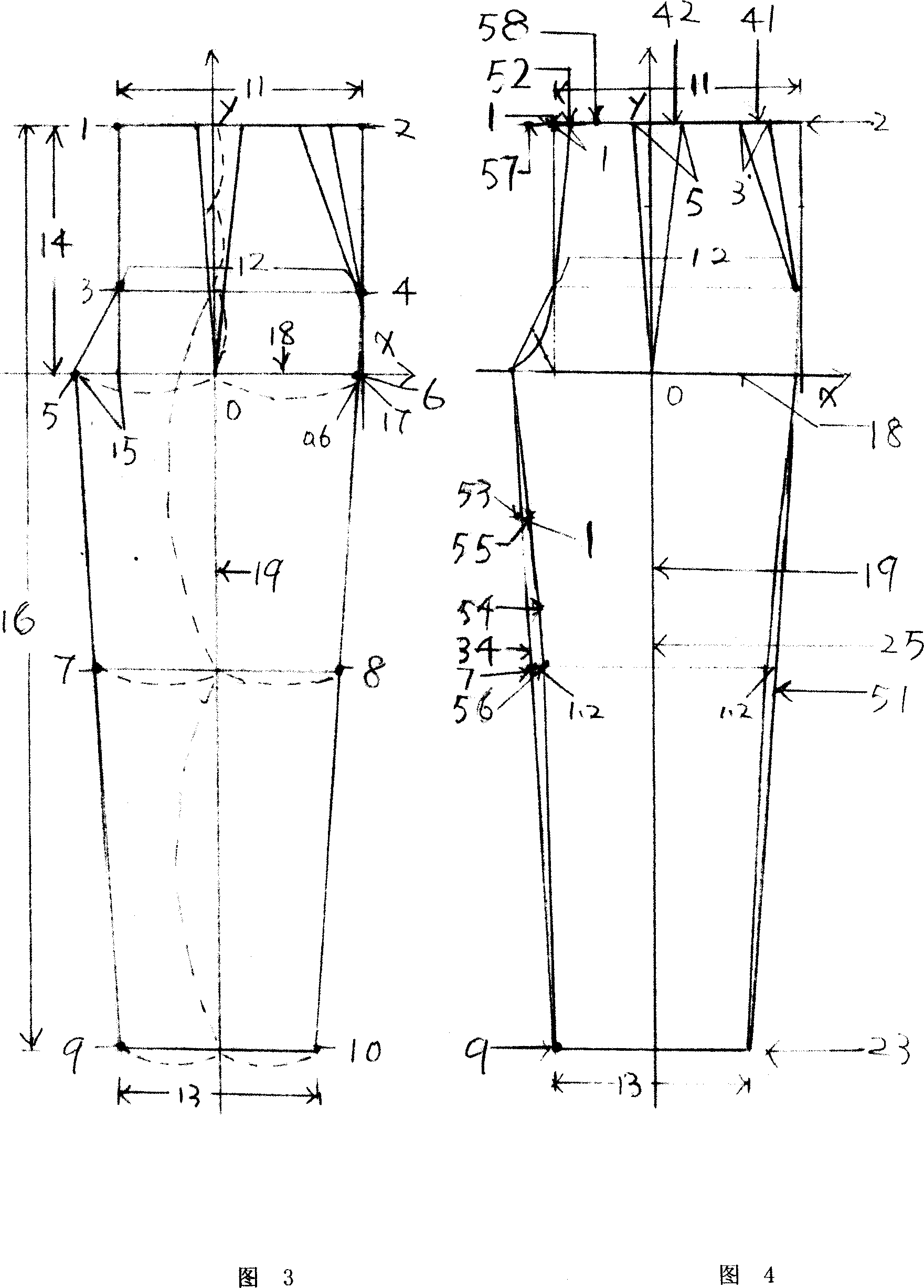 A method for designing and mapping the clothing pattern sheet according to plane structure of a structure plane graph