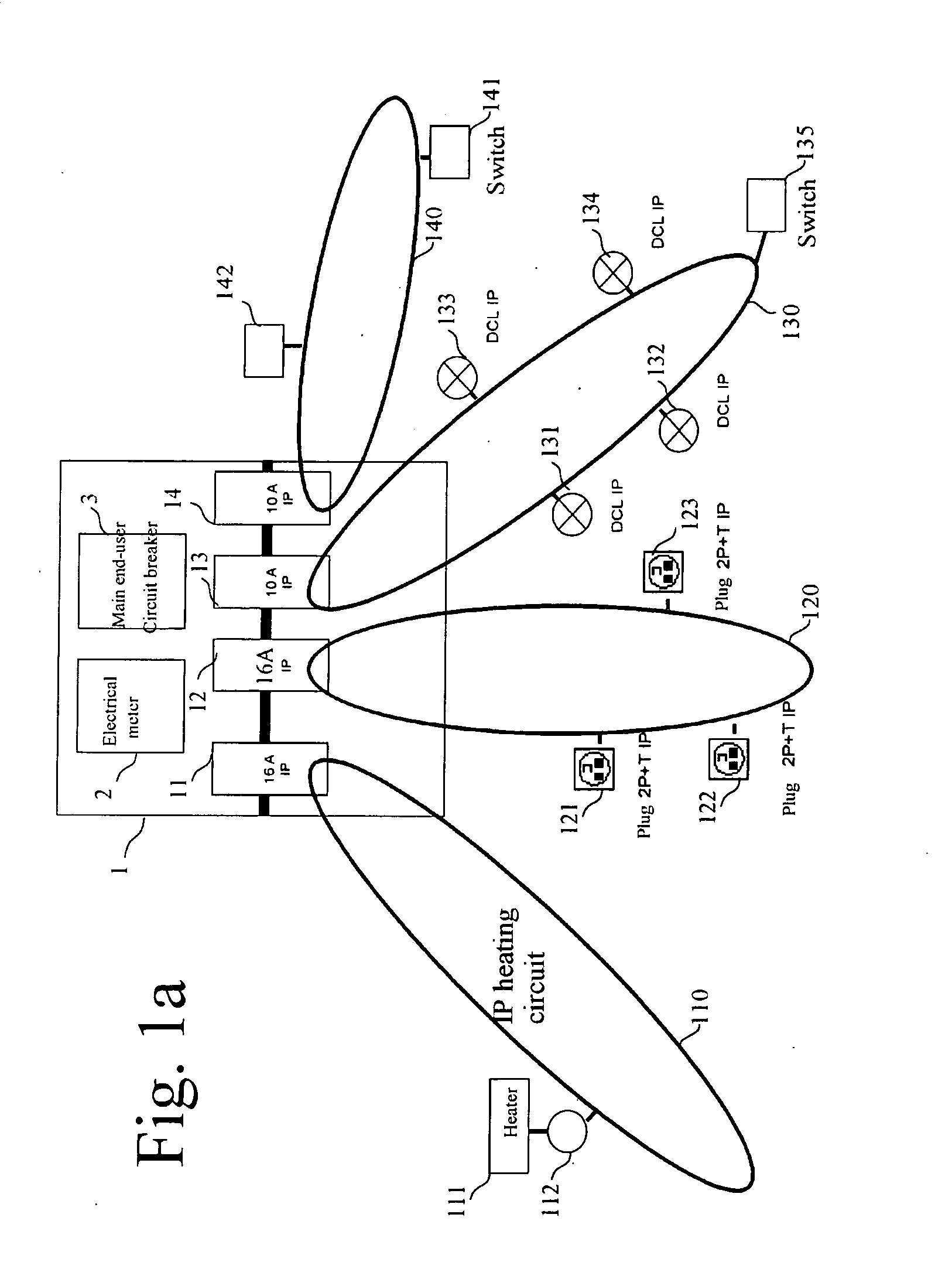 Communication process for elements composing a home or industrial electrical energy distribution network and devices for implementing the same