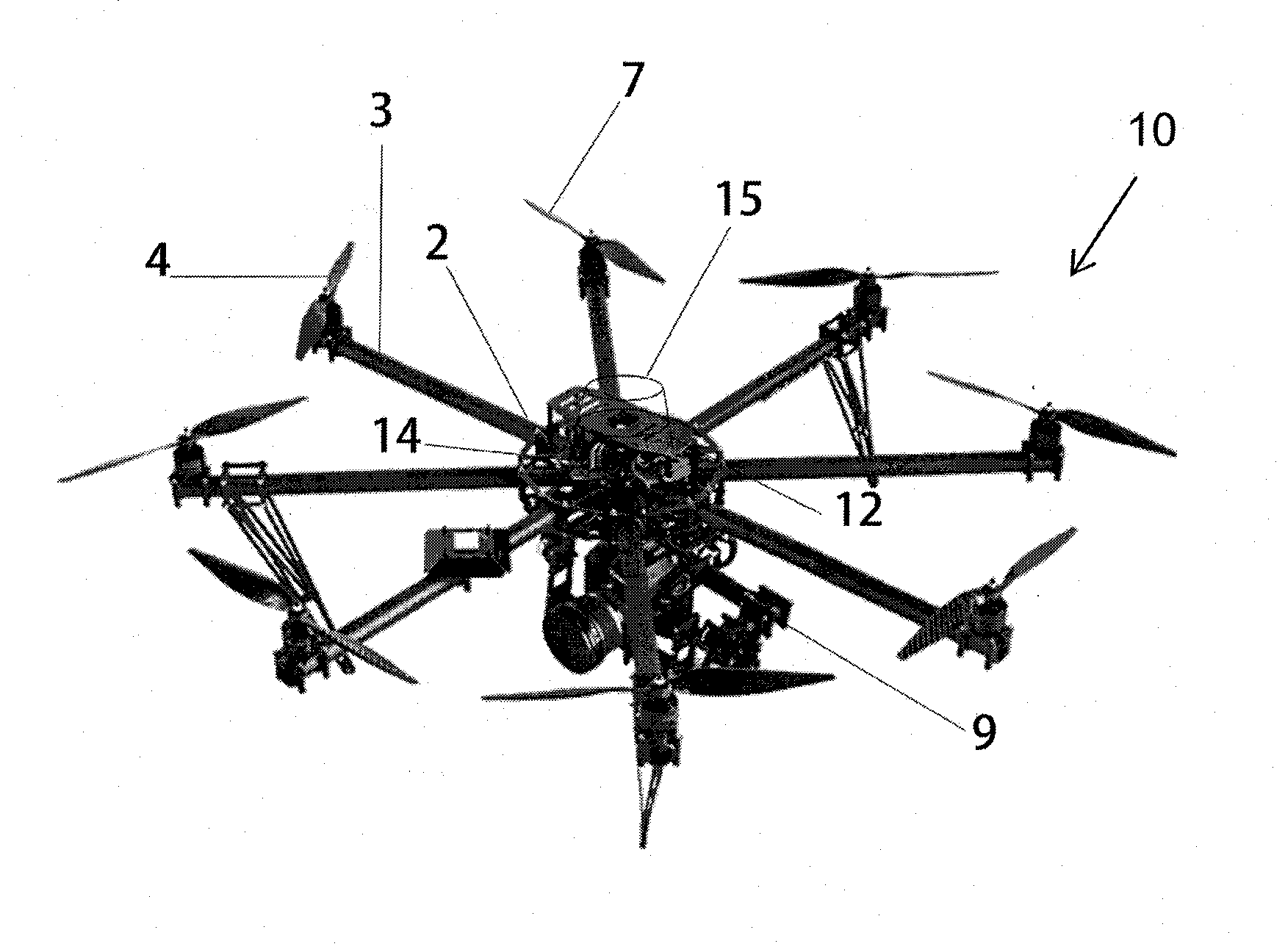 Safety apparatus for a multi-blade aircraft