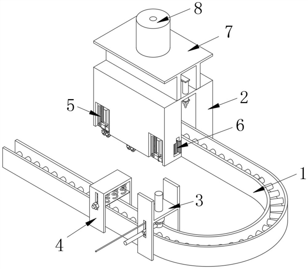 Filling and conveying equipment based on burn ointment production and processing