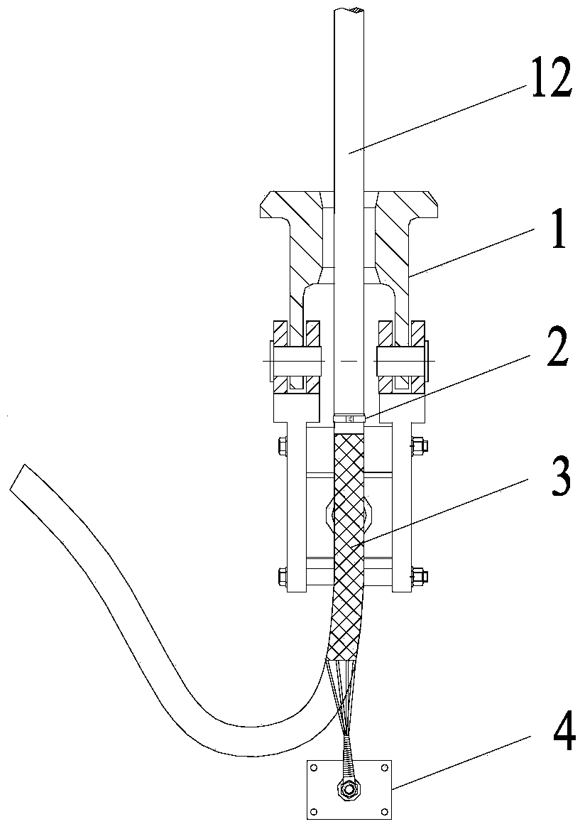 Device and method for monitoring tension of underwater umbilical cable