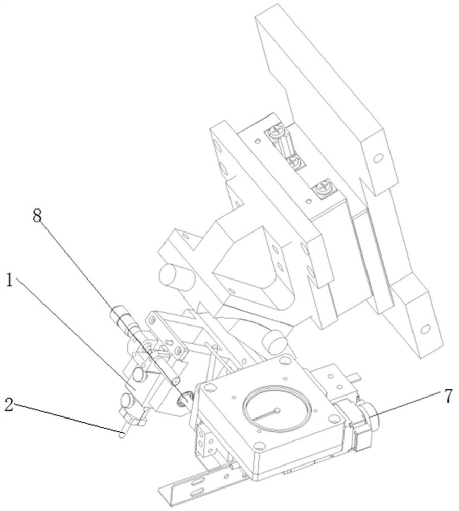 Cutter adjusting structure and scribing machine