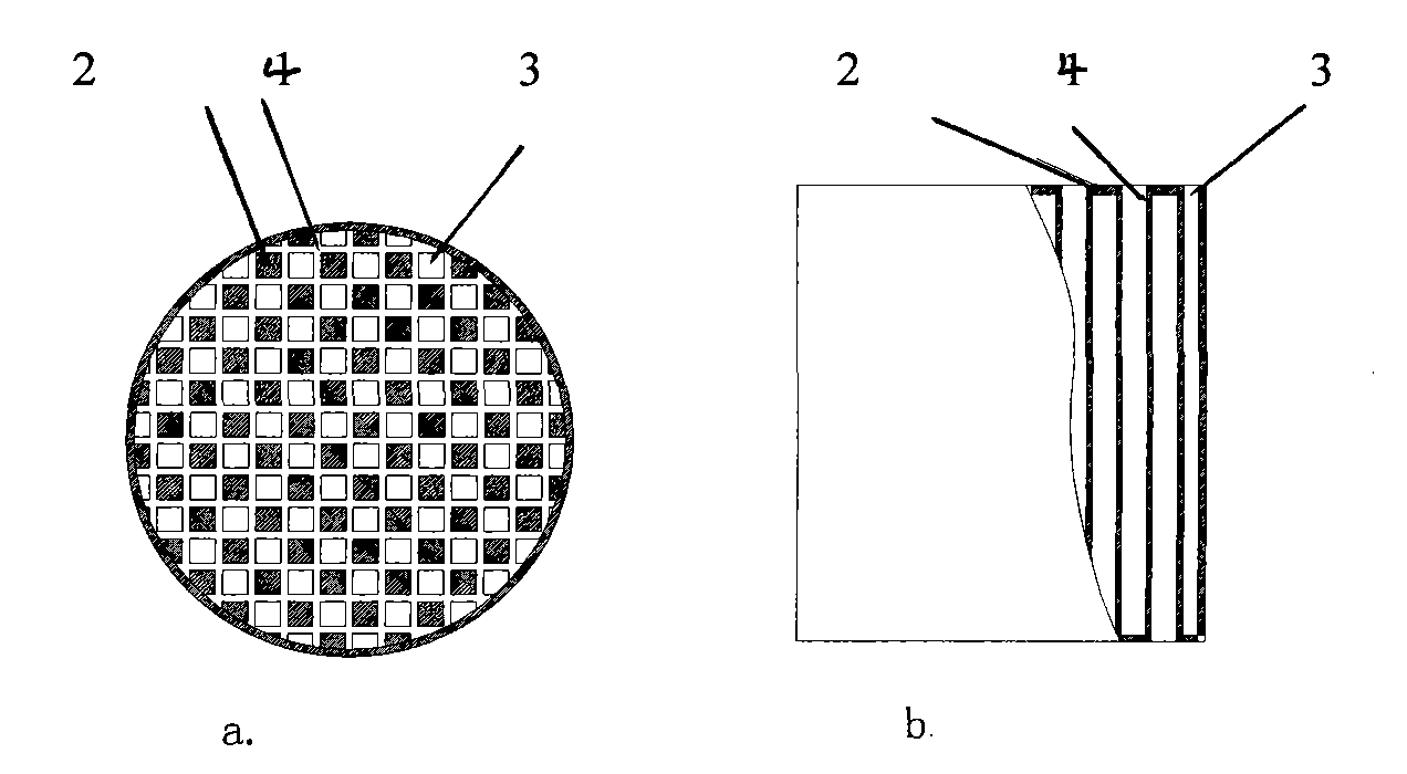 Method for preparing wall-flow honeycomb ceramic filter
