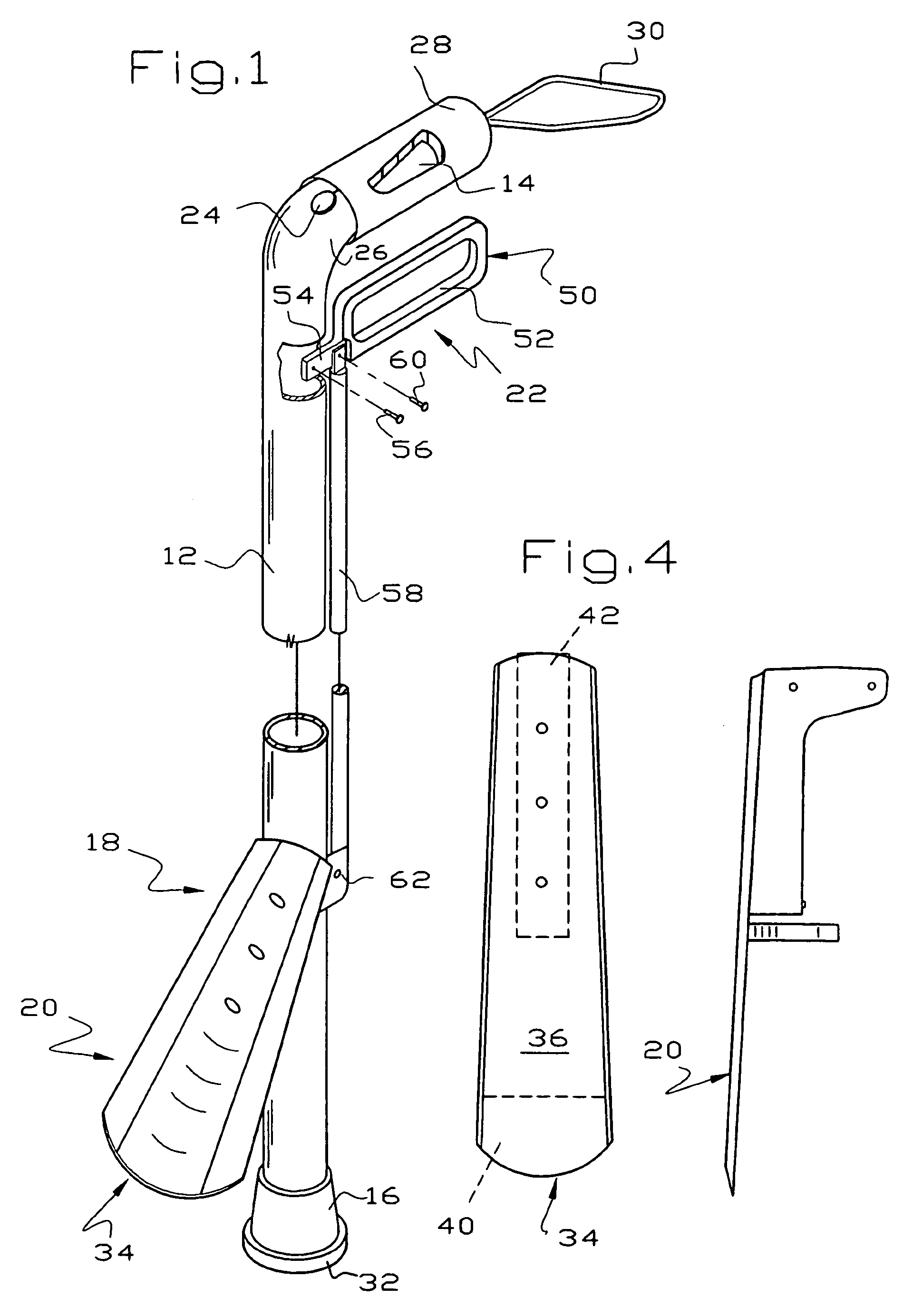 Walking support having shoehorn/gripper and magnet accessories