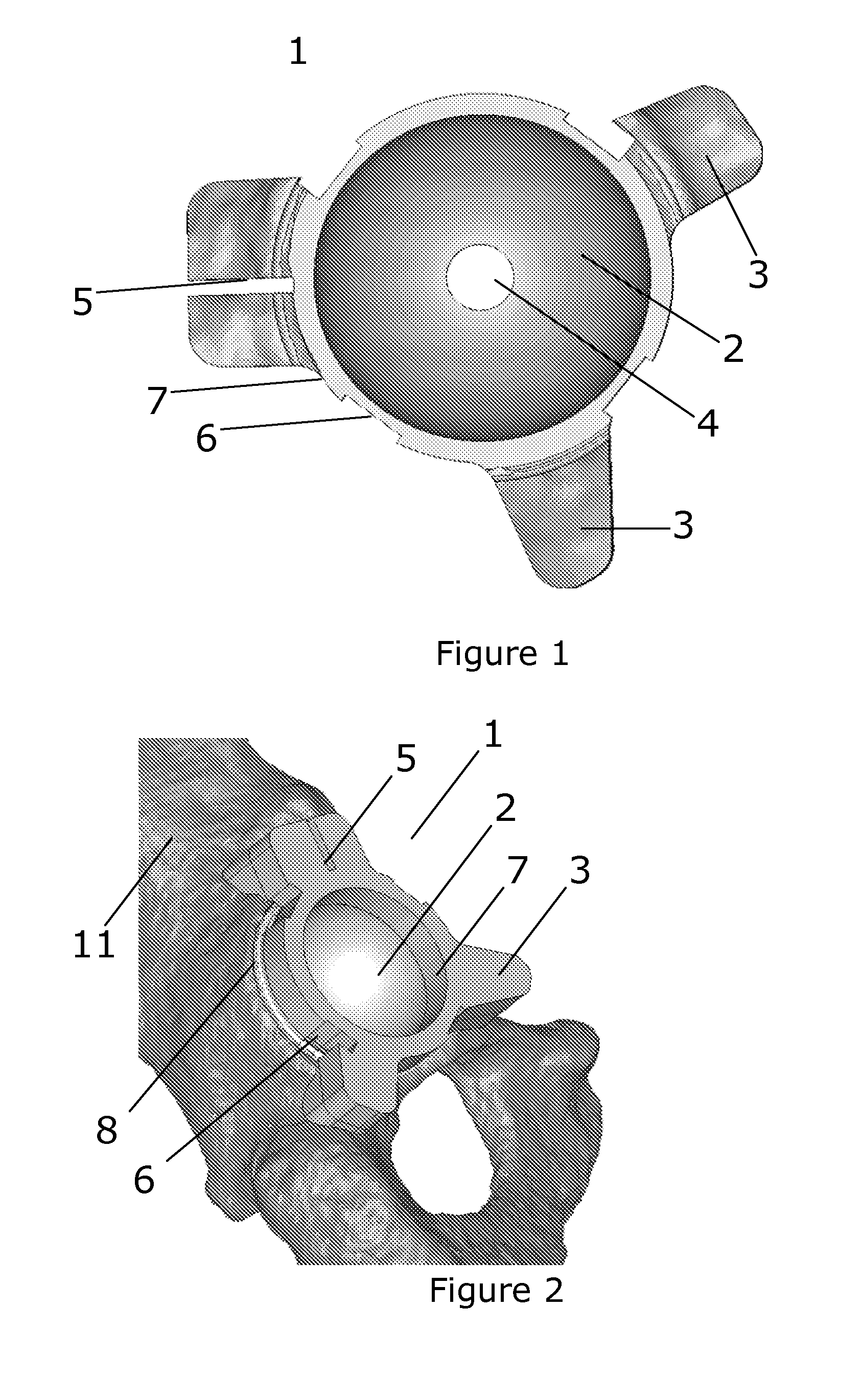 Guiding instruments and impactors for an acetabular cup implant, combinations thereof, methods for manufacturing and uses thereof
